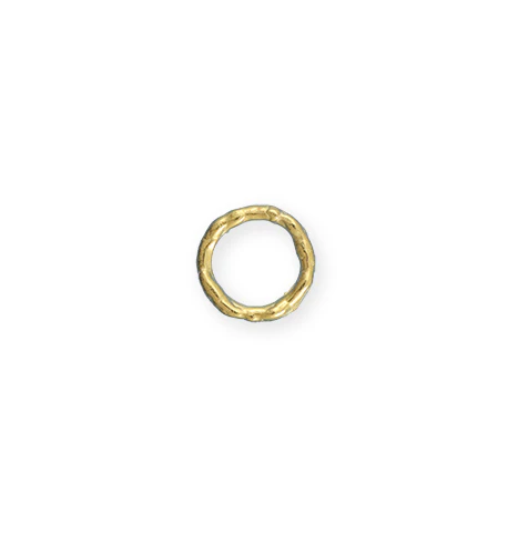 12mm Organic Ring - 12mm Organic Ring - 10K Gold Plated-Vintaj