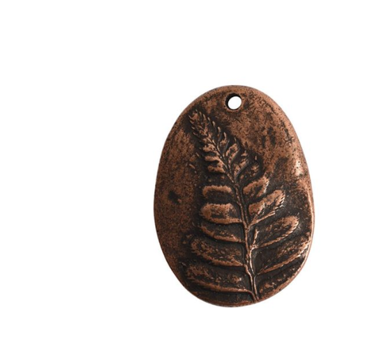 Antique Copper Tree Pendant, Charm, Tree Charm