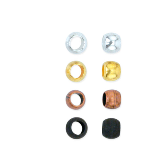 Beadalon, Crimp Bead Variety Pack, Size #1, 1.3 mm / .051 in, I.D., 2.0 mm / .078 in