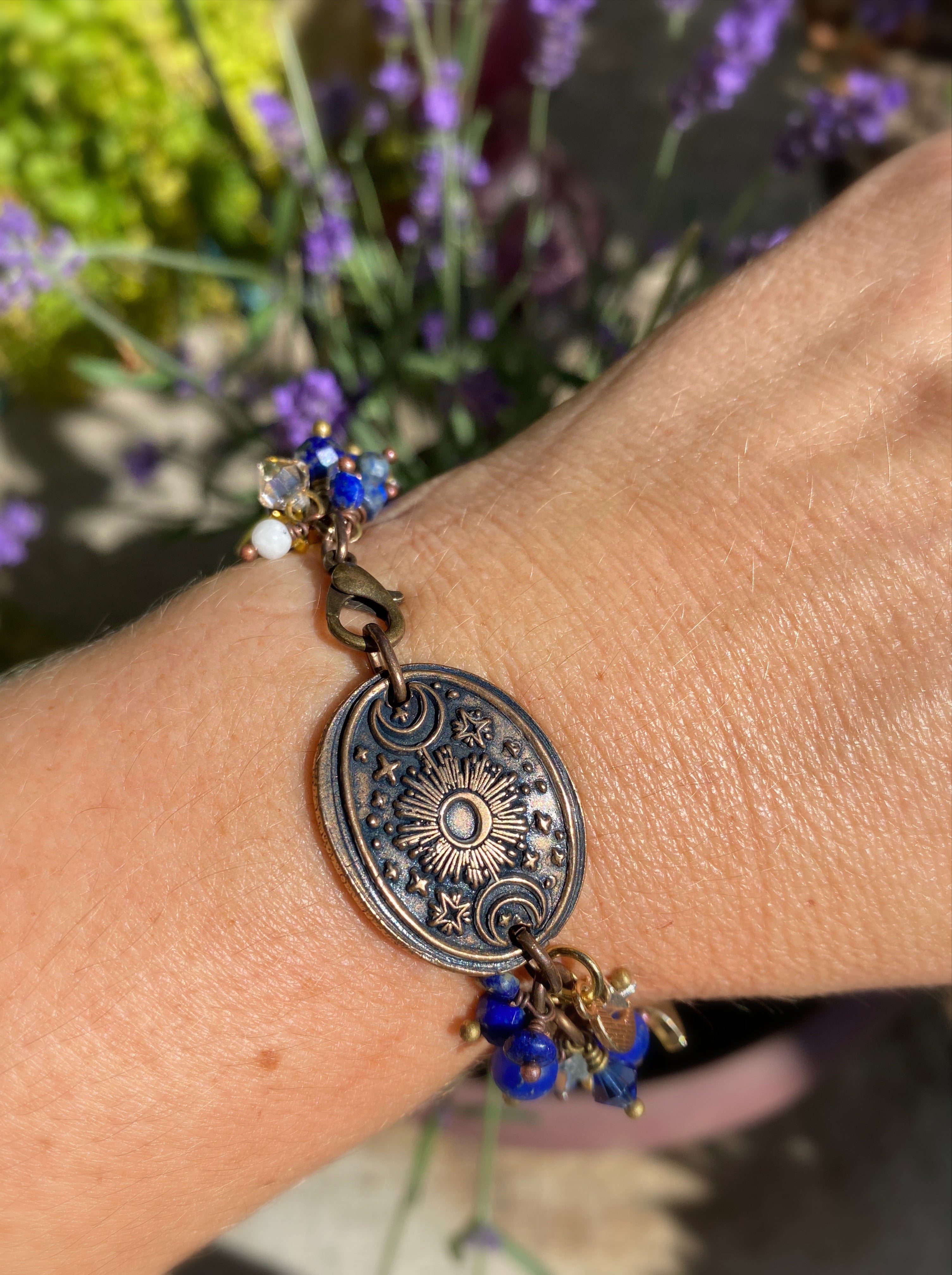 Online Handmade Moon and Stars Bracelet