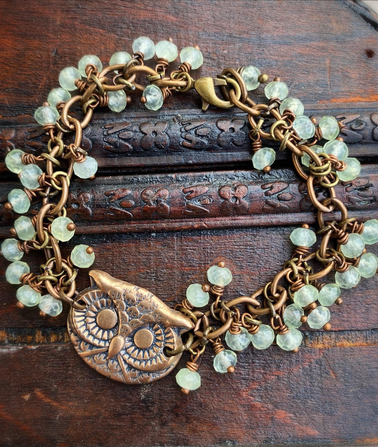 Bronze hot sale charm bracelet