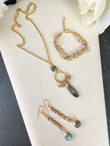 ↞ Bronze and Gold Necklaces ↠ – Andria Bieber Designs